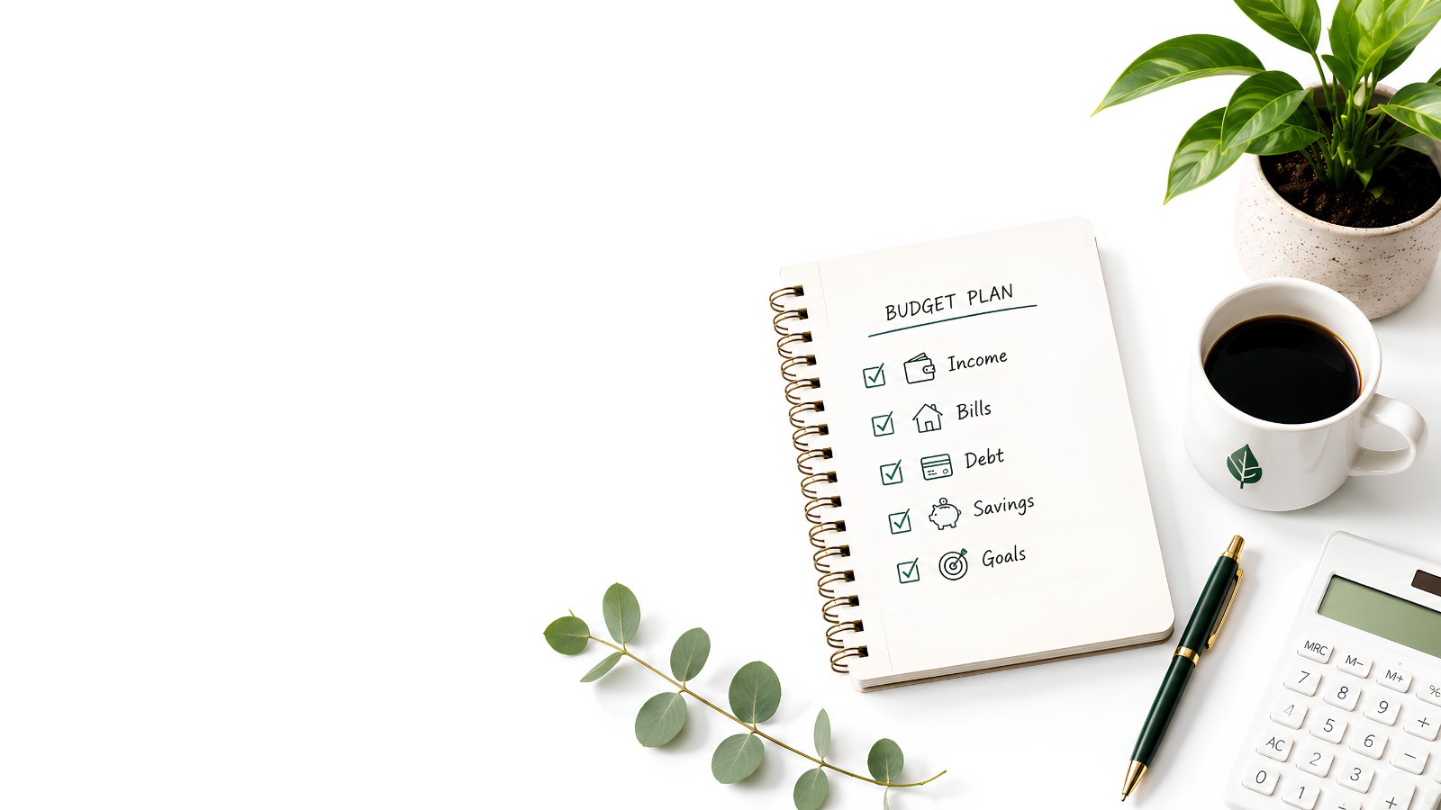 What goes in a budget binder: printable budgeting, debt, and savings pages organised in a binder.