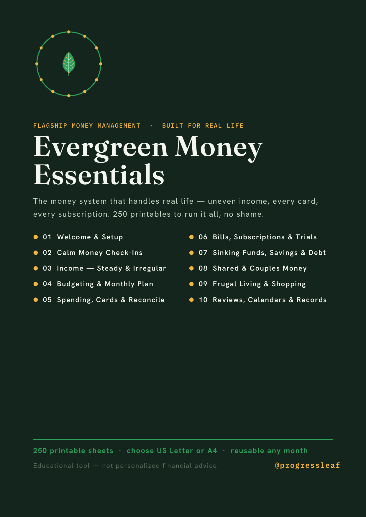 Evergreen Money Essentials cover